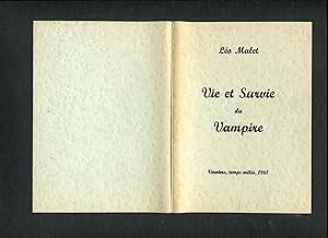 Vie et survie du vampire