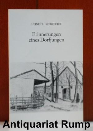 Erinnerungen eines Dorfjungen. (Hardehauser historische Beiträge, Band 15.) - Schwerter, Heinrich