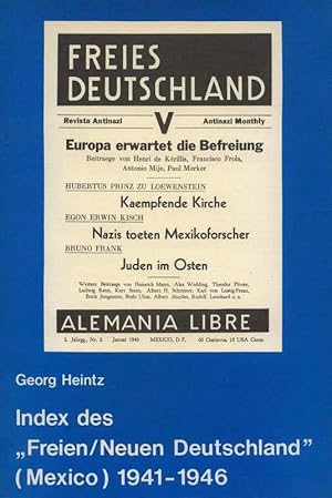 Index des "Freien, Neuen Deutschland" (Mexico) 1941-1946.