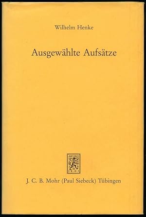 Ausgewählte Aufsätze. Grundfragen der Jurisprudenz und des öffentlichen Rechts. Herausgegeben von...