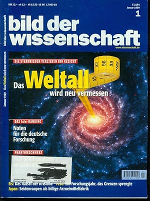 Bild der Wissenschaft - Jahrgang 1999 - Hefte 1-12 komplett, ohne Jahrgangsverzeichnis