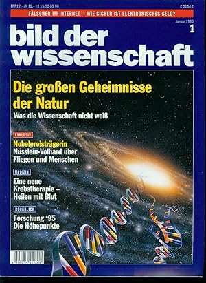 Bild der Wissenschaft - Jahrgang 1996 - Hefte 1-12 komplett, ohne Jahrgangsverzeichnis