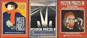 Poster Prices I - III. Prices Realized and Index to over 5,000 - 9,500 Rare Posters Sold at Aucti...
