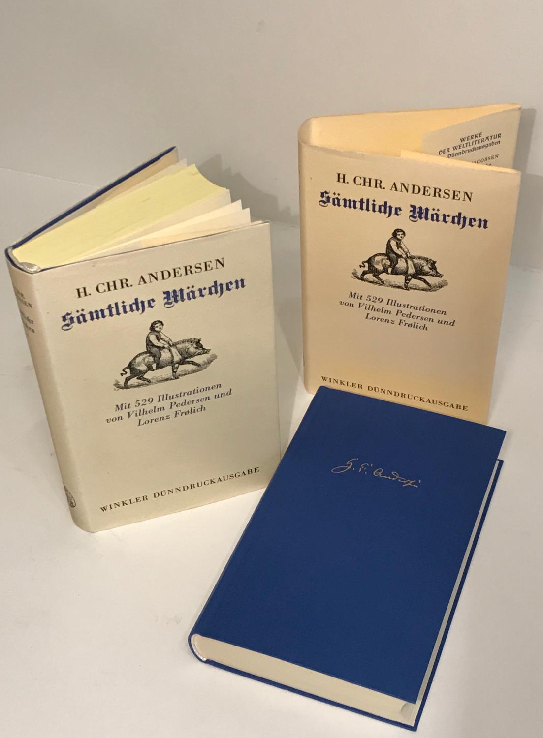 Sämtliche Märchen. (Aus dem Dänischen übertragen von Thyra Dohrenburg, hrsg. und mit einem Nachwort und Anmerkungen versehen von Erling Nielsen). - Märchen - Andersen, Hans Christian