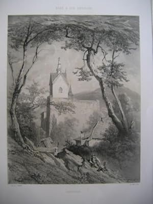 "Eberstein". Lithographie von L. Sabatier, gezeichnet von J. Coignet.