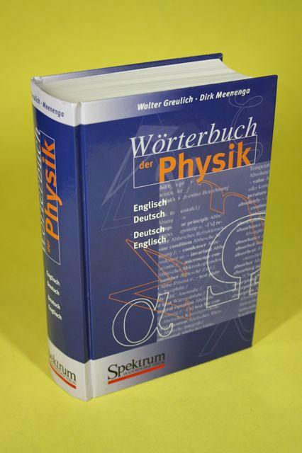 Wörterbuch der Physik, Buch: Deutsch - Englisch / Englisch - Deutsch