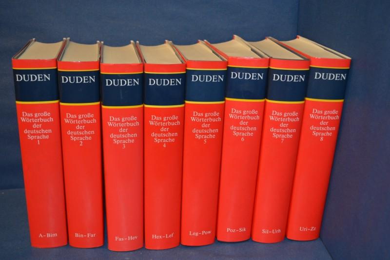 Duden. Das große Wörterbuch der deutschen Sprache in acht Bänden. 2., völlig neu bearbeitete u. stark erweiterte Auflage.