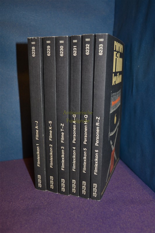 rororo-Film-Lexikon. Filmbeispiele, Genres, Länder, Institutionen, Technik, Theorie [in 6 Bänden]. Band 1 bis 3: Filme A-Z -- Band 4 bis 6: Personen A-Z.