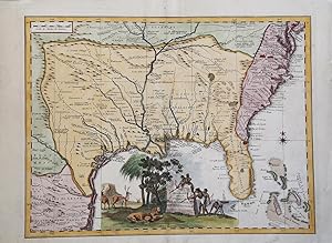 Carta Geografica della Florida Nell' America Settentrionale