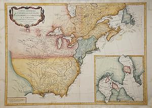 Carte generale du Canada, de la Louisiane, de la Floride, de la Caroline?.