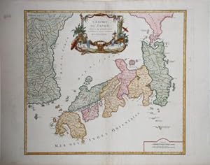 L'Empire du Japon , divisé en sept principales et subdivisé en soixante et six Royaumes