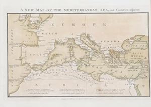 A New Map of the Mediterranean Sea, and Countries adjacent