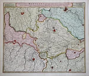 Ducatus Mantuani ceu Sedis Belli 1733/35 recentissima delineatio