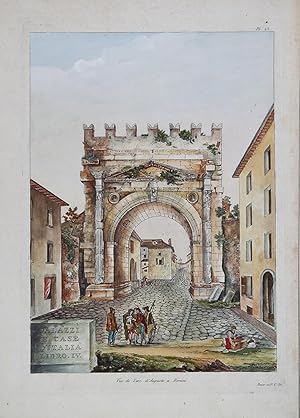 Vue de l'arc d'Auguste à Rimini