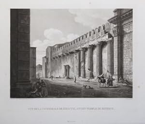 Vue de la Cathedrale de Syracuse, ancien Temple de Minerve