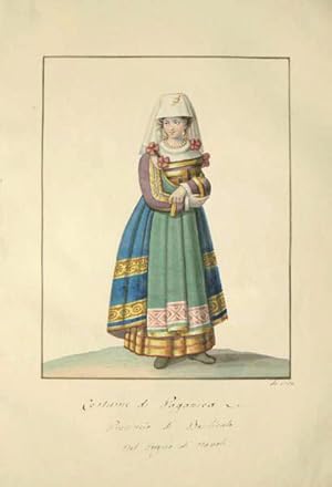 Costume di Paganica. Provincia di Basilicata nel Regno di Napoli