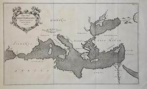 Mappa Maris Mediterranei Fluxus Currentes et Naturam Motionum explicans