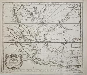 Carte Des Isles de Java, Sumatra, Borneo Les Dètroits de la Sonde Malaca et Banca Golphe de Siam &a