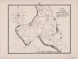 Plan Du Port de Civita Vecchia