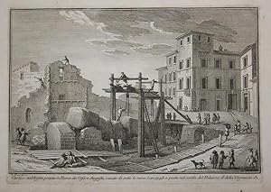 Obelisco dall'Egitto portato in Roma da Cesare Augusto, cauato di sotto le ruine l'an.1748, e pos...