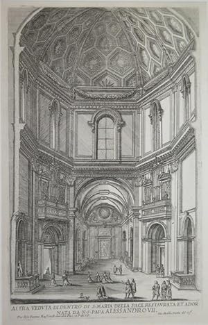 Altra veduta di dentro di S. Maria della Pace, restaurata et adornata da N.S. Papa Alessandro VII