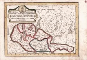 Tabula Topograph. Omniu Locorum et Conventu Provinciae Mediolani Ordin. Minor. Conventalium S. Fr...