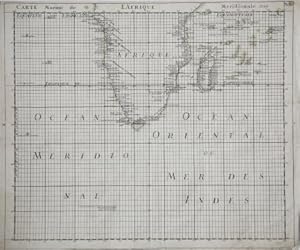 Carte Marine de l'Afrique Meridionale