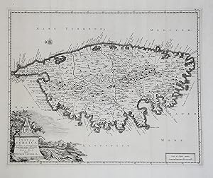 Insula Corsica Novissima et accuratissime adumbrata atque delineata