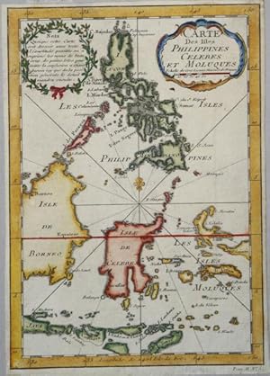 Carte Des Isles Philippines Celebes et Moluques