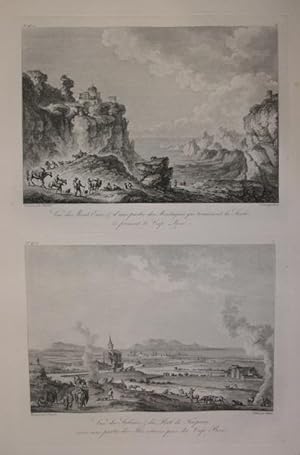 Vue des Salines & du Port de Trapani, avec une partie des Iles situées prés du Cap Boco