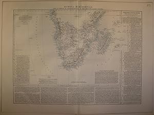 Africa Meridionale con L'Isola di Madagascar e gli Arcuoelaghi Vicini