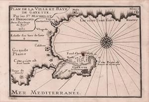 Plan de la Ville et baye de Gayette