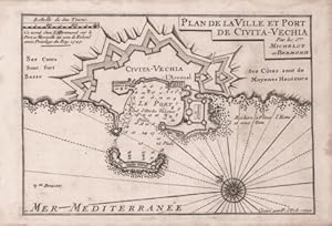 Plan de la Ville et Port de Civita-Vecchia