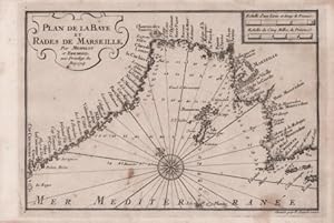 Plan de la Baye et Rades de Marseille