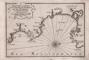 Plan de la Baye et Citadelle de Rose et de Tourrille.