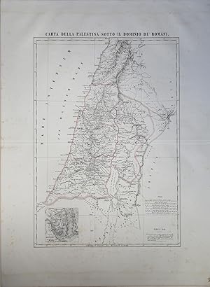 Carta della Palestina sotto il dominio de' Romani