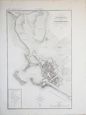 Carta Topografica di Civitavecchia