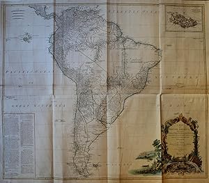 A map of South America containing Tierra-Firma, Guayana, New Granada, Amazonia, Brasil, Peru, Par...