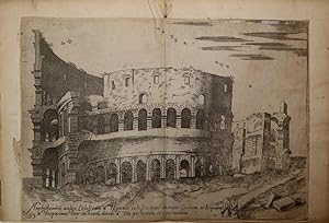 Amphitheatru[m] vulgo Colosseum, a Neronis colosso, inter montes Coelium et Esquilias?