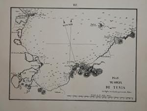 Plan du golfe de Tunis