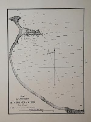Plan du mouillage de Mers-El-Kibir Baie d'Oran