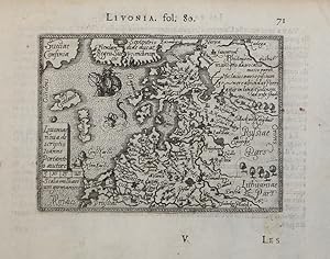 Livoniae nova descriptio Ioanne Portantio auctore