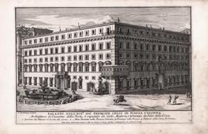 Palazzo dell'Ecc.mo sog.r prencipe Chigi in piazza Colonna Architettura di Giacomo della Porta, è...