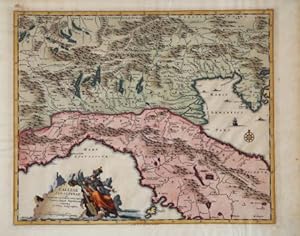 Galliae Cisalpinae et maximeLigurum, Insubrum vicinorumque populorum Tabula ex Veteri Geographia