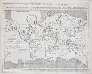 Carte Reduite du Globe Terrestre