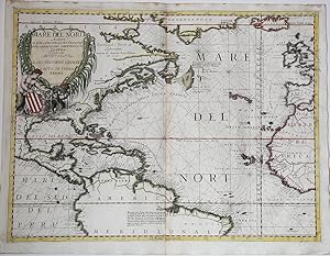 Mare del Nord Auttore il P.M. Coronelli M.C. Cosmografo della Serenissima Republica di Venetia de...