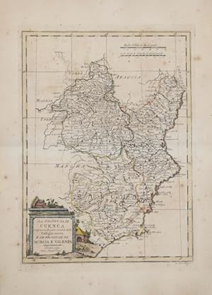 La Provincia di Cuenca compresa nella parte orientale della Castiglia nuova e le provioncie di Mu...