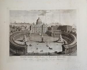 Veduta della Gran Piazza e Basilica Vaticana.