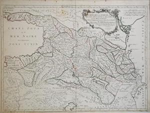 Carte De La Géorgie Et Des Pays Situés Entre La Mer Noire Et
