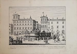 Fontana in Piazza Navona, avanti il Palazzo del Ecc.mo Sig. Principe Pamphilio, Architettura di G...